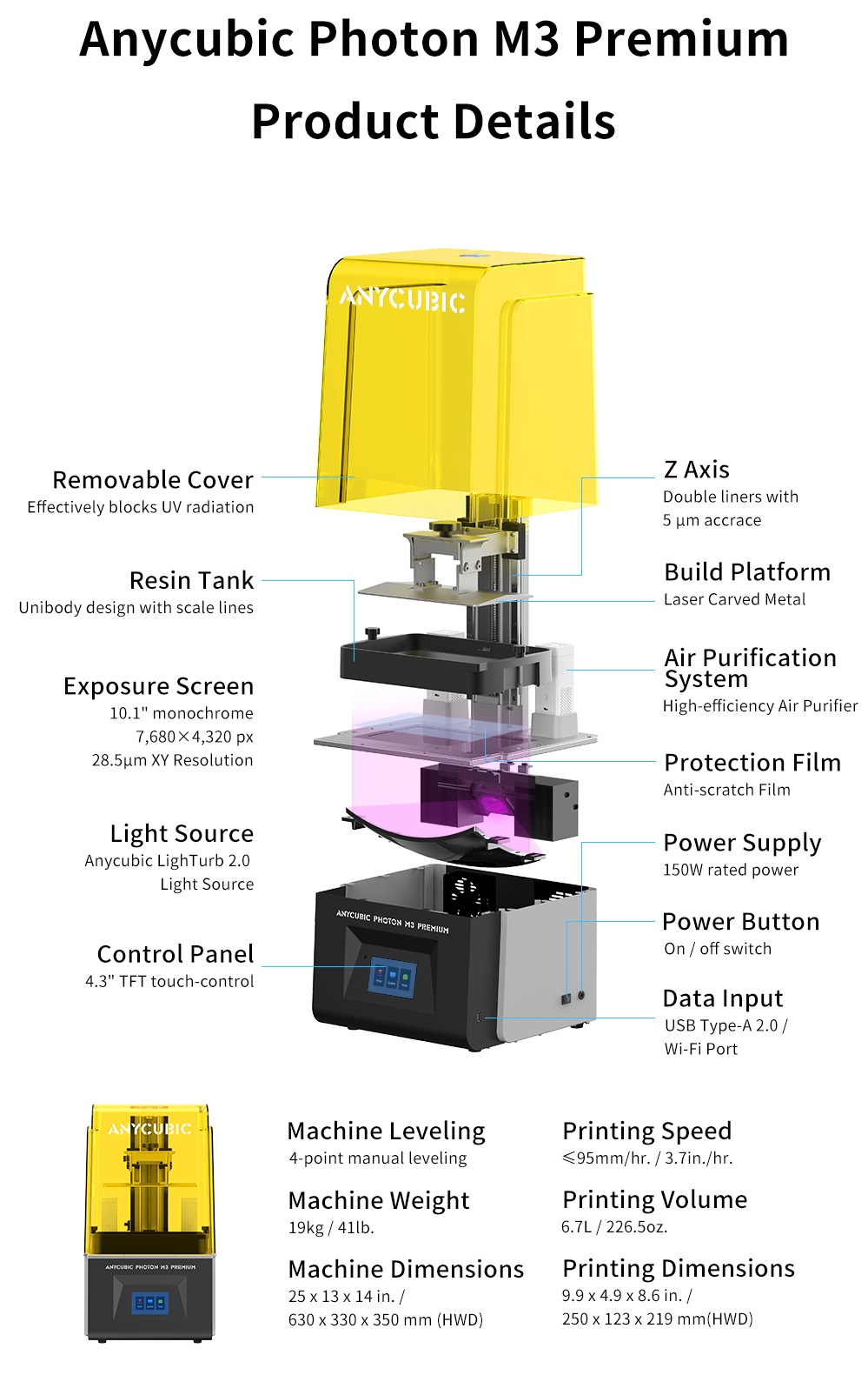 Anycubic's new Photon M3 Premium 3D Printer « Fabbaloo